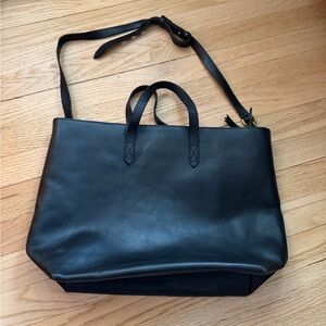 Madewell Black Zip Top bag